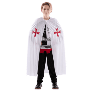Capa Infantil Medieval Blanca