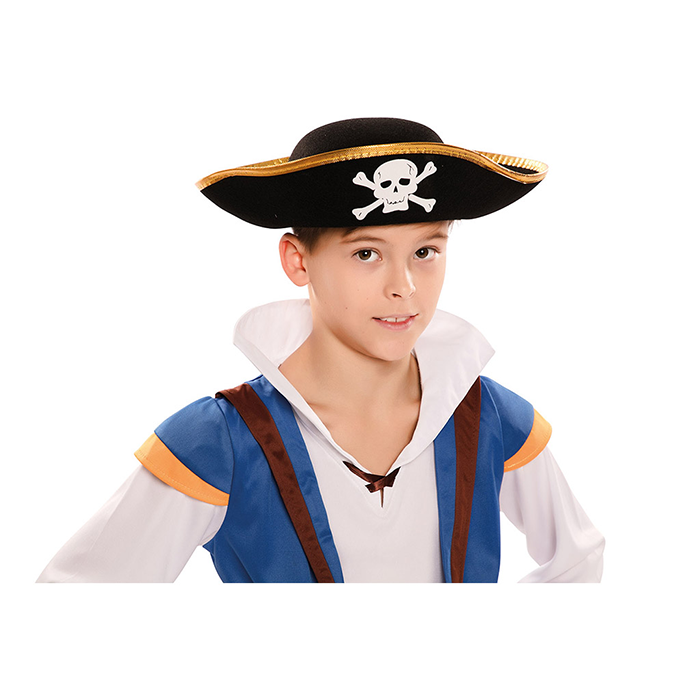 Niño Vestido Como Pirata Sobre Blanco Foto de archivo - Imagen de cara,  sombrero: 21637058